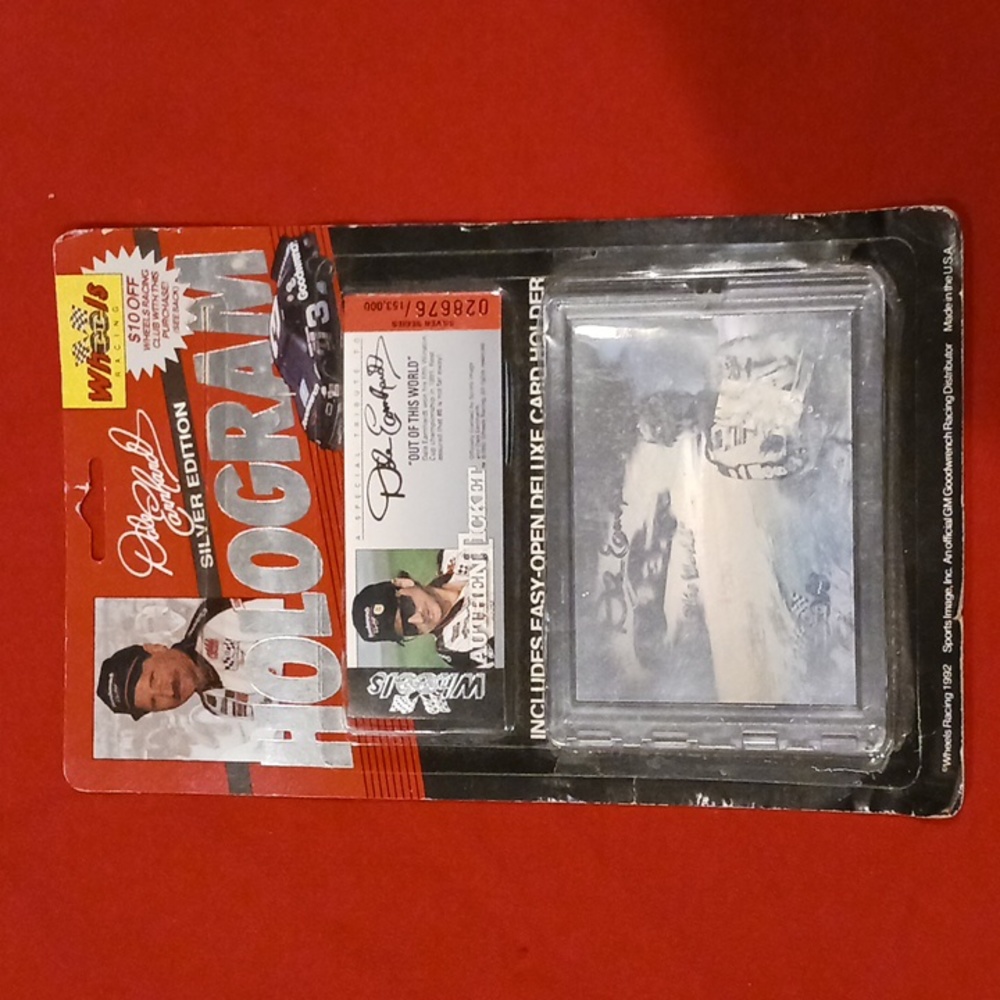 Vintage Dale Earnhardt Hologram Card
